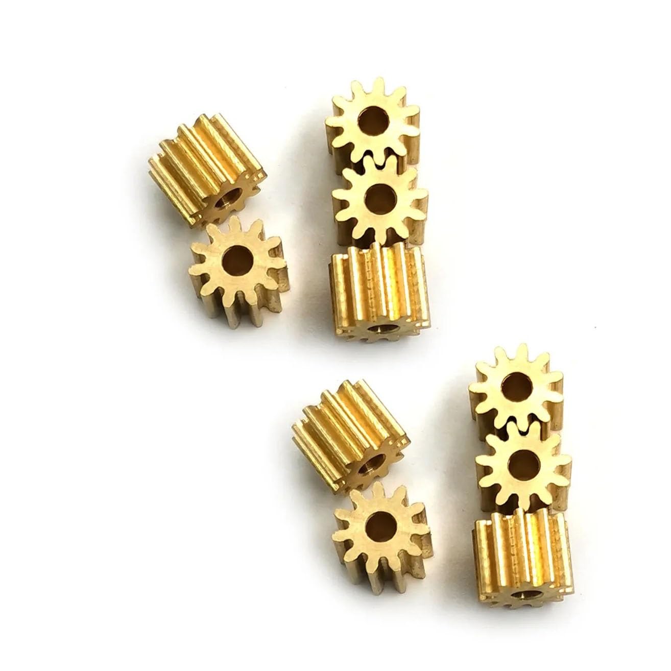 Ingranaggio Pignone Pignone In Ottone 12 Denti - Foro 3/32" Passo