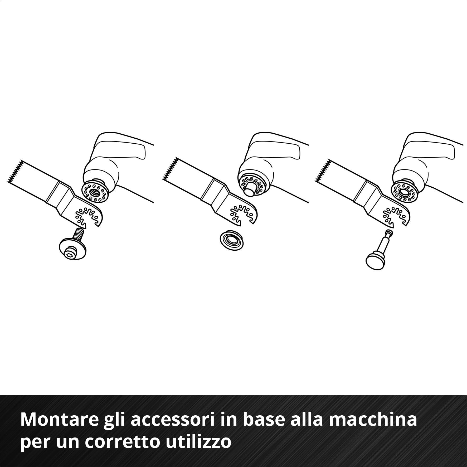 Originale Einhell raspa da dito in carburo 34 mm (forma compatta, rivestimento in carburo, funzione di cambio rapido con dorso aperto, adatta ai multiutensili)