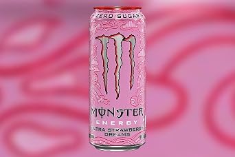 علب WESTERNMBY Monster Ultra Strawberry Dreams، 16 أونصة فلوريدا، 6 علب