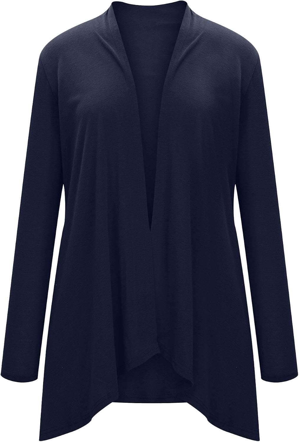Long Sleeve Cardigan for Women Casual Open Front Dressy Fall Draped Coat Lightweight Cover Up Shrugs Sweater Pocket