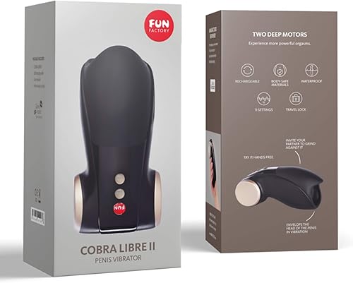 Miniatura 2 de Fun Factory Juguetes para adultos  Masajeador de pene 'Cobra Libre II'  Masturbador masculino juguete sexual para hombres  Juguetes sexuales para