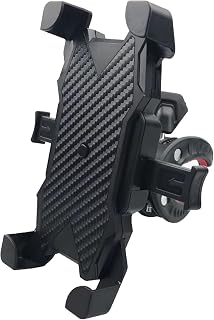 Motorcycle Bike Phone Mount, Bicycle Handlebar Cellphone Holder with 360° Rotation, Mountain Electric Bike and Scooter Accessroies fits for iPhone 13 12 Pro Max 11 XS, Samsung S21 S20 (Gray)
