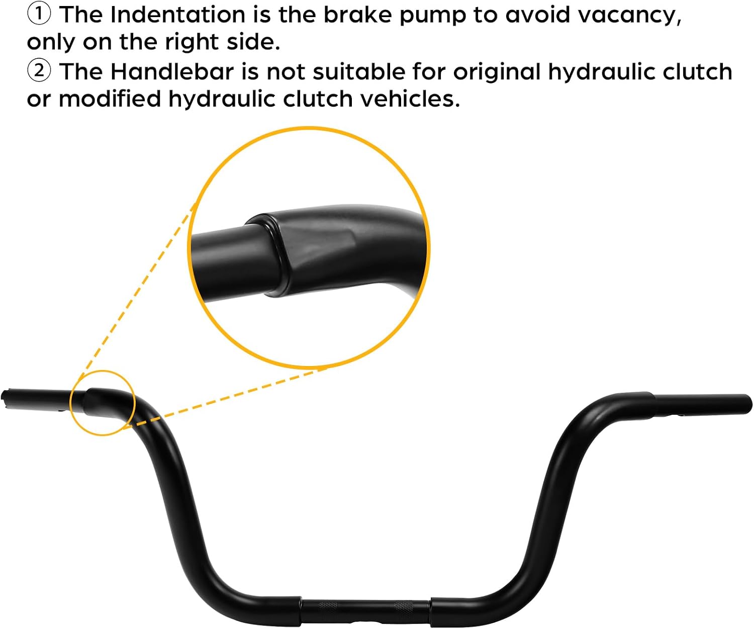 TCMT 18" Rise Ape Hanger Fat 1-1/4" Handlebar Drag Fits For Harley Softail Slim Heritage Fat Boy Deluxe Deuce Sportster XL 883 1200 Dyna Super Glide