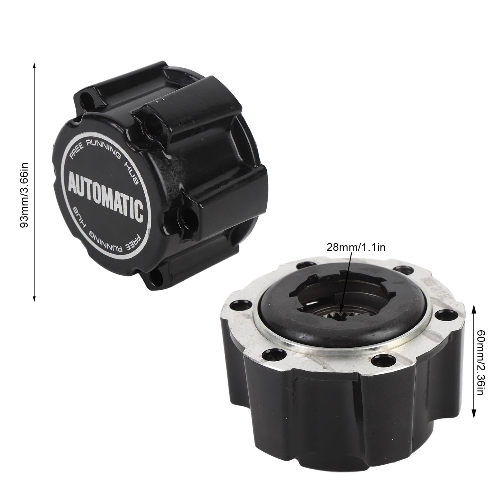 Blocco del della Ruota in Esecuzione 402601S700 28 SPLINE Sostituzione di Ammortizzatori in Metallo Ad Alta Durezza per la Frontiera X-Terra D22 2.4 3.3L HL B018 1