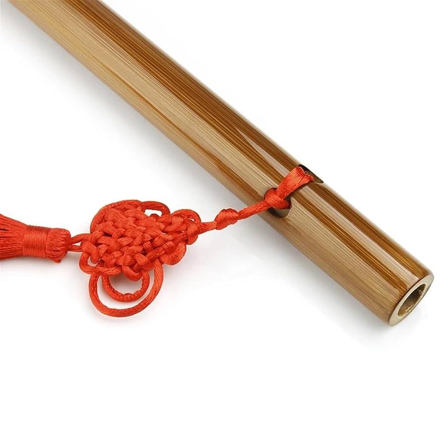 Amazon | ポータブル短い竹笛二段笛横笛プラグ楽器 伝統的竹笛