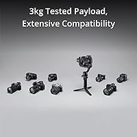 Vista 3 de DJI RSC - Estabilizador cardán de 2-3 ejes para cámaras réflex digitales y sin espejo, Nikon Sony Panasonic, Canon Fujifilm, Ronin SC, carga útil