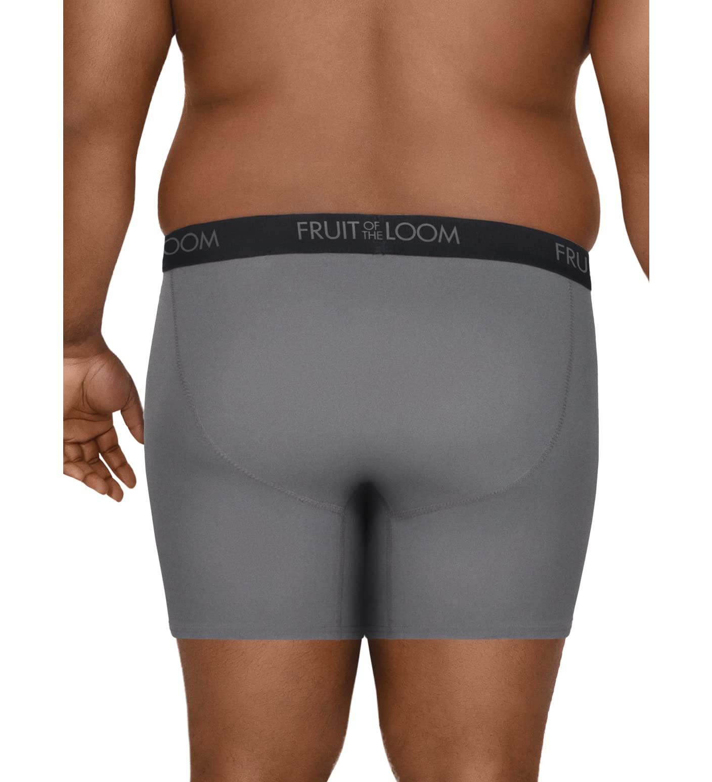 Fruit of The Loom Biancheria Intima E Canottiere Grandi E Grandi Senza Etichetta Boxer Corti Uomo (Pacco da 3)