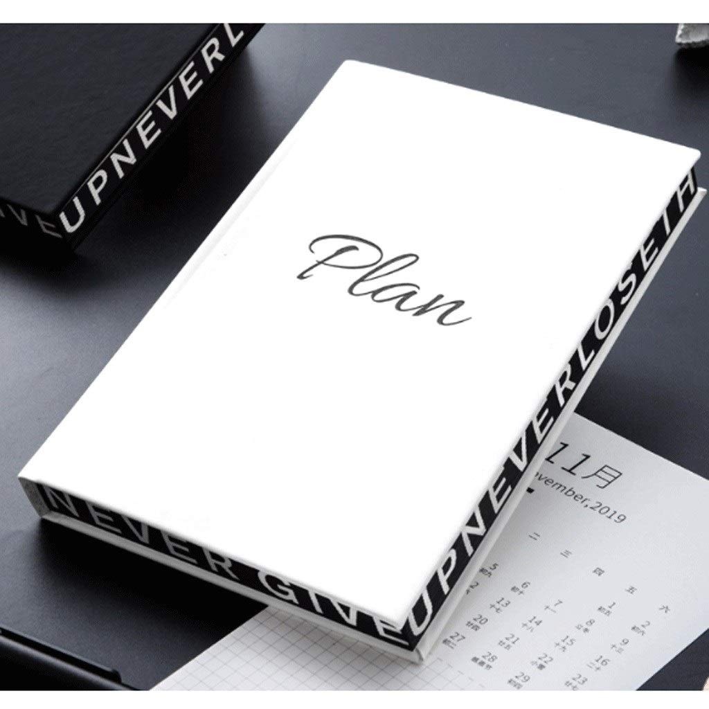 Semplice taccuino giornaliero, mensile, annuale, calendario, agenda, agenda, agenda, diario, libri, diario scolastico, bianco
