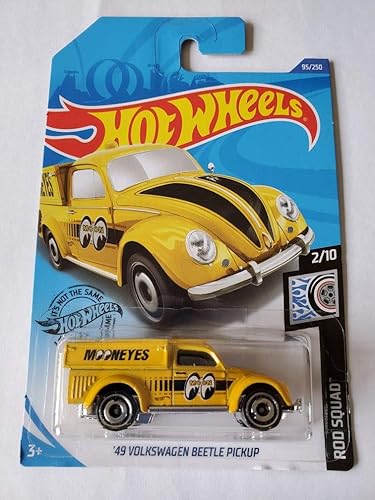 Hot Wheels 2020 Rod Squad '49 Volkswagen Beetle Pickup, amarillo 95/250