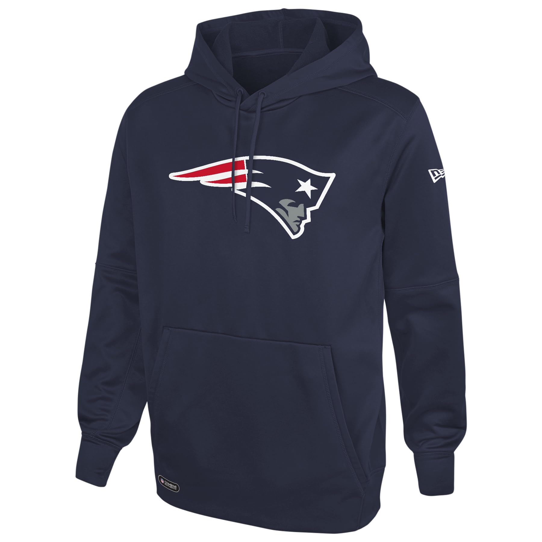 New Era NFL Men's Recognition Team Colors Pullover Performance Fleece Hoodie, New England Patriots, X-Large