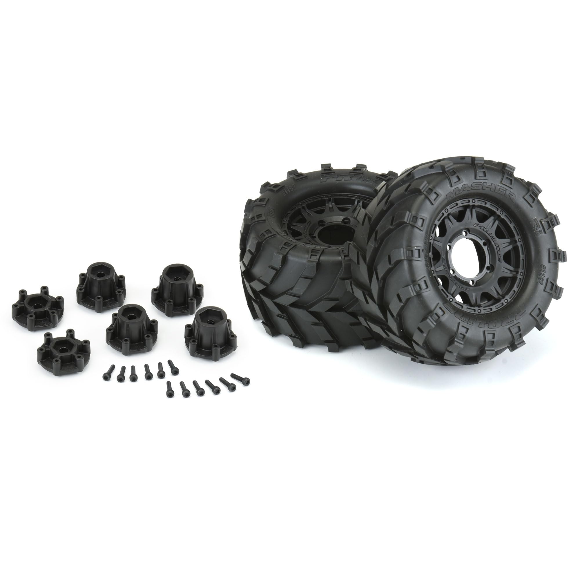 ホビーラジコン PRO LINE MASHER Amazon.com: Pro-Line Racing Masher 2.8 MTD Raid Black 6x30 F