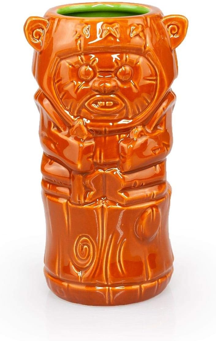 STAR WARS Geeki Tikis Wicket Ewok Mug | Official Collectible Tiki Style Ceramic Cup | Holds 14 Ounces