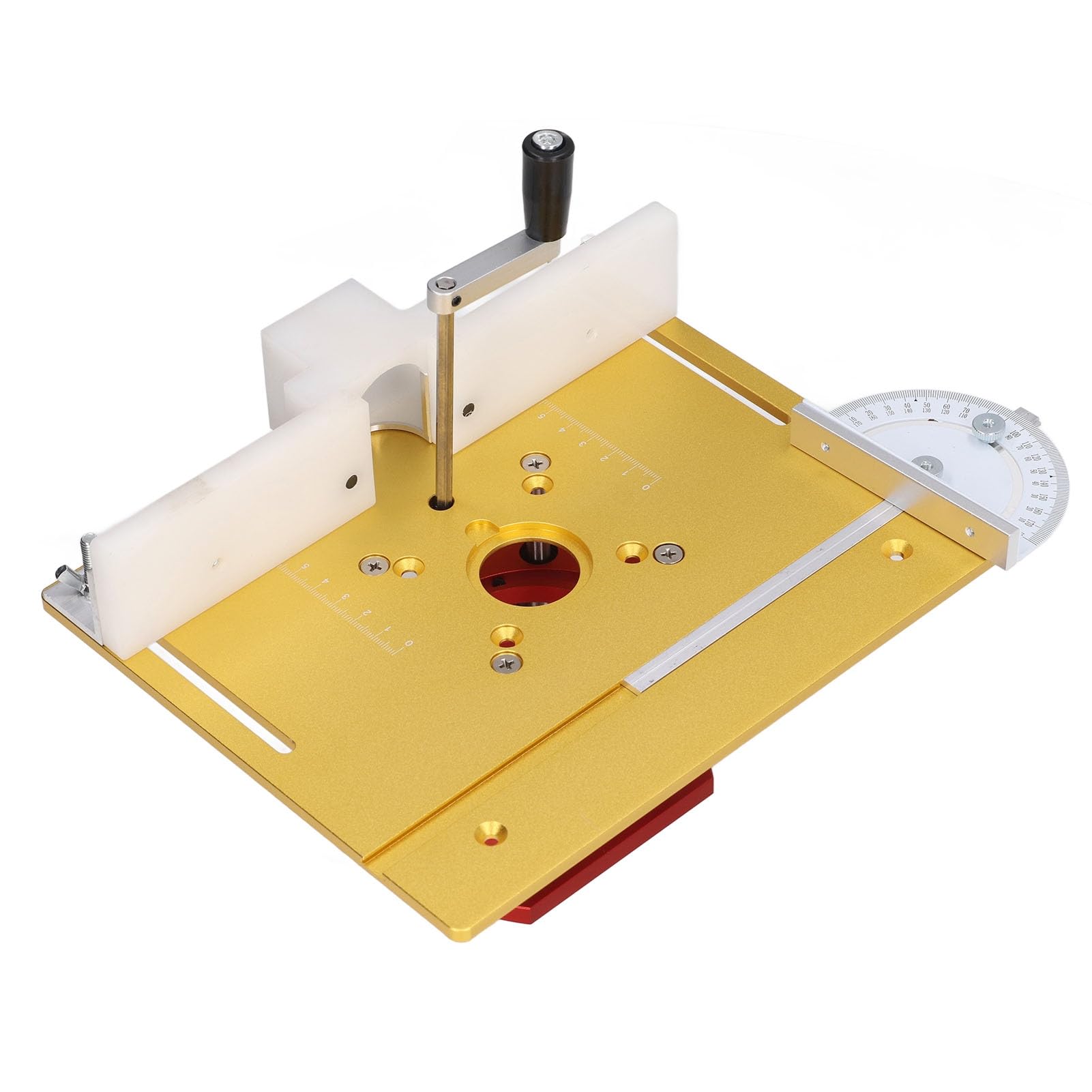 Tbest Kit Elevador de Router con Placa Base de Aluminio (GOLD)