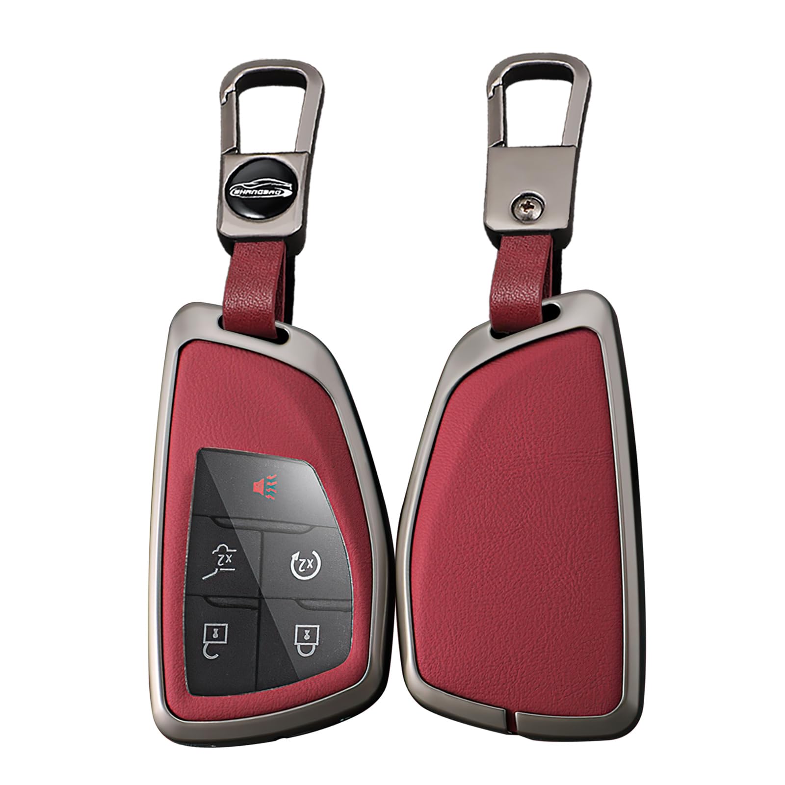Coque de clé en cuir contre les rayures de télécommande Buick Envision Encore - 8