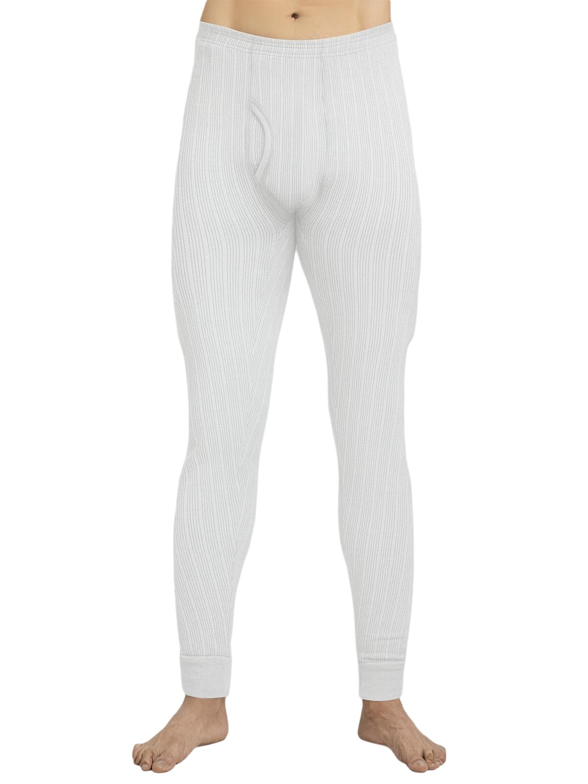 HEATEK Men's White Thermal Trouser |Thermal Bottom for Men | Style -333 | Pack of 1