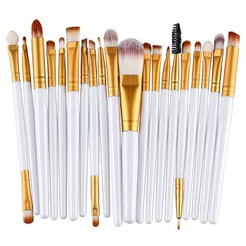 メイク道具・化粧小物 New makeup brush Amazon.com: 20pcs Makeup BRUSHES Kit Set Powder Foundation