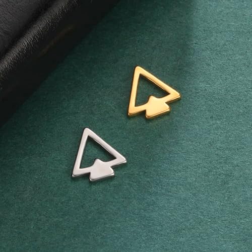 Miniatura 5 de kkjoy 5 dijes de acero inoxidable para hacer joyas y manualidades, varios colgantes pequeños, suministros de manualidades, accesorios para pulseras,