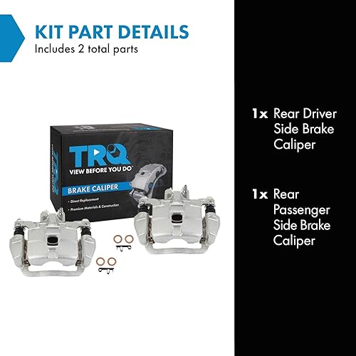 Vista 7 de TRQ - Juego de pinzas de freno delantero