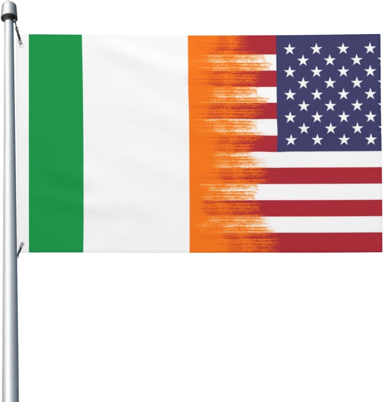 Flags Gifts Yard Decorations America Flag And Ireland Irish Flag Flag 3x5 Ft Outdoor Double Sided Printing For