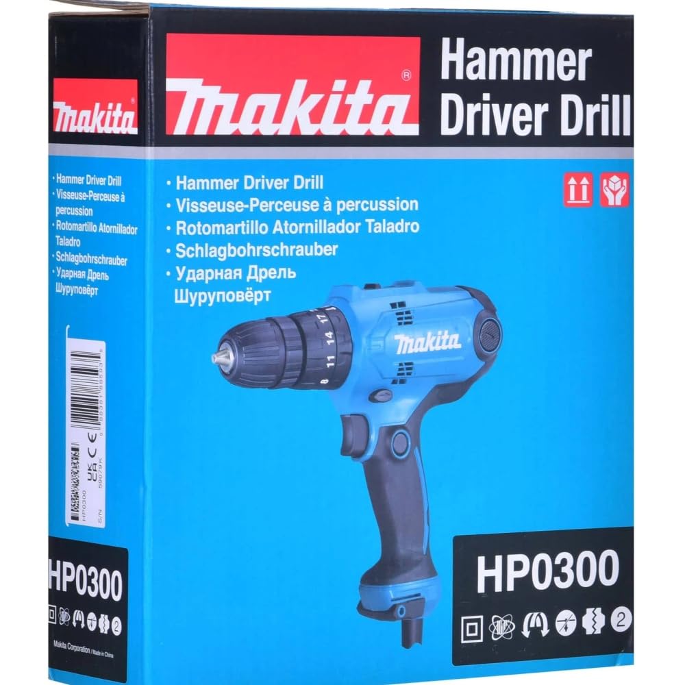Makita HP0300 - Taladro percutor 320 W Ø 10 mm