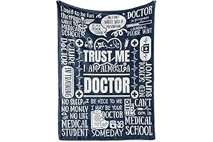 Personalized Medical Student Blanket - A Supportive Companion on Their Journey