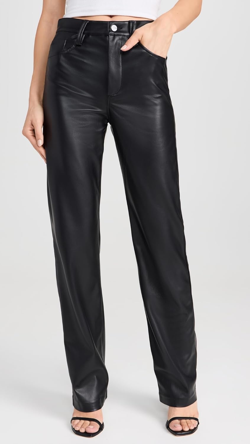 Joe's Jeans Womens The Margot Vegan Leather - Image 2