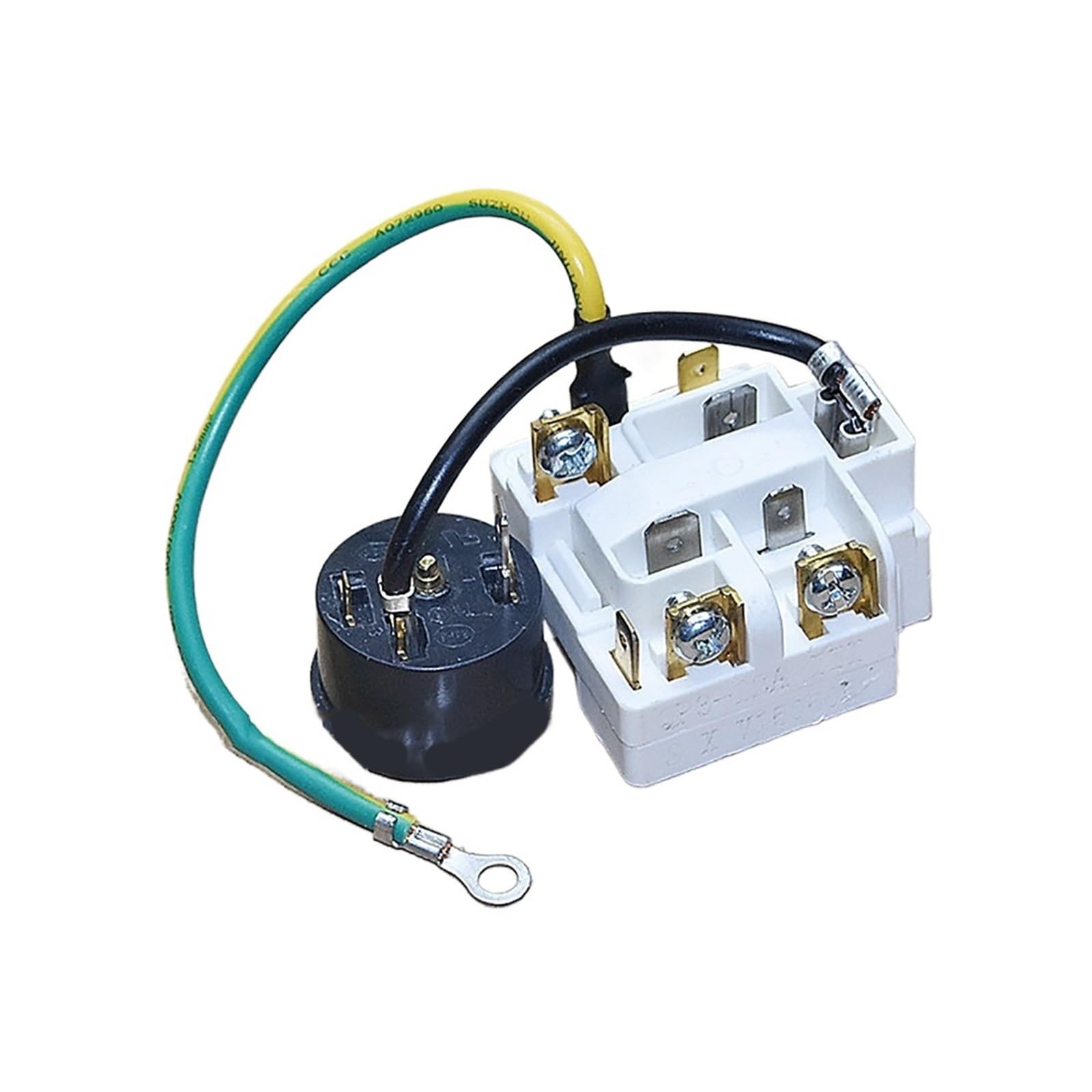 relé de Arranque del relé del refrigerador, Relé de Arranque PTC del compresor QP3-12A HCDM2104 for refrigerador/congelador. Pieza de Repuesto.