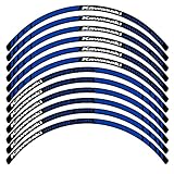  Kawasaki Moto GP Aufkleber-Set für Motorrad Felge