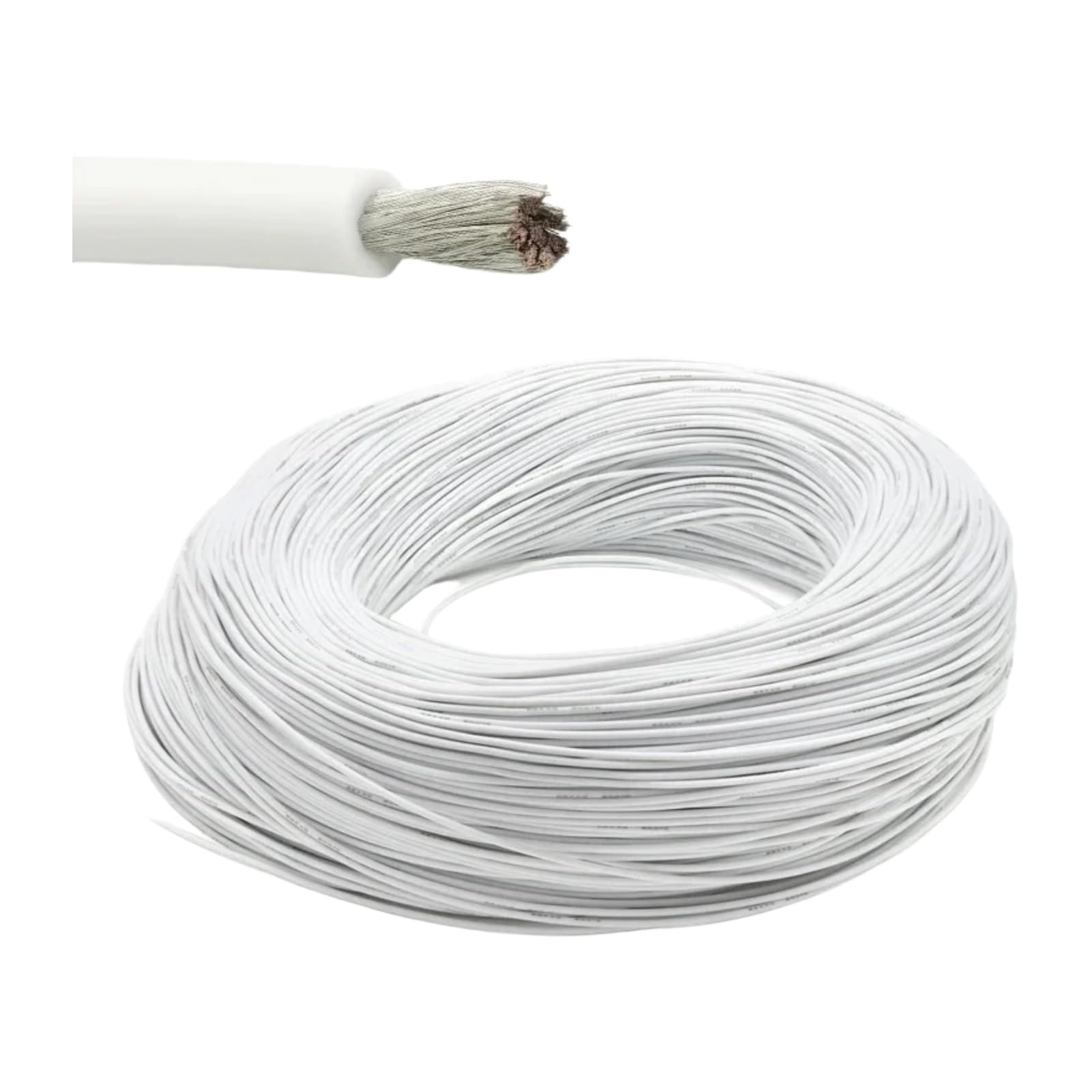 5~50m Cable de silicona flexible 30 28 26 24 22 20 18 16AWG cobre