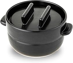 Kamoshika Utensil Shop Banko Ware Pot, Rice Pot, 1 Cooker, Made in Japan, Direct Fire, Microwave Safe, Dishwasher Safe, Oven-safe, Rice Cooker, Cookware, Old Utensils, Hattsu/Mother's Day, Father's