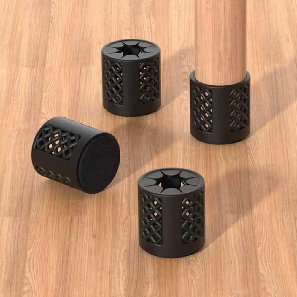 Floor Protection Chair Leg with Self Locking Mechanism for Hardwood Tile Laminate Non Scratch Noise Reducing (L)