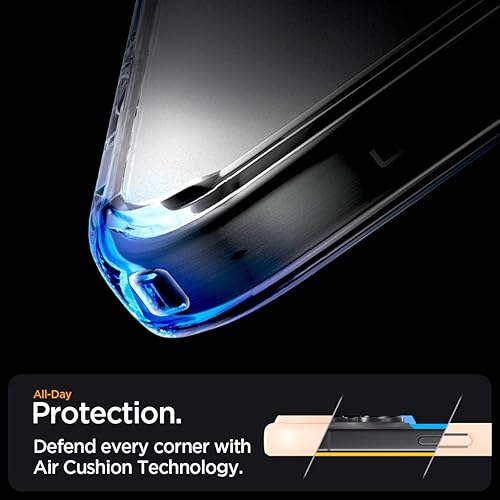 Vista 65 de Spigen Funda para iPhone 15 Pro, ultra híbrida MagFit [antiamarilleo] [compatible con Magsafe] - Fibra de carbono