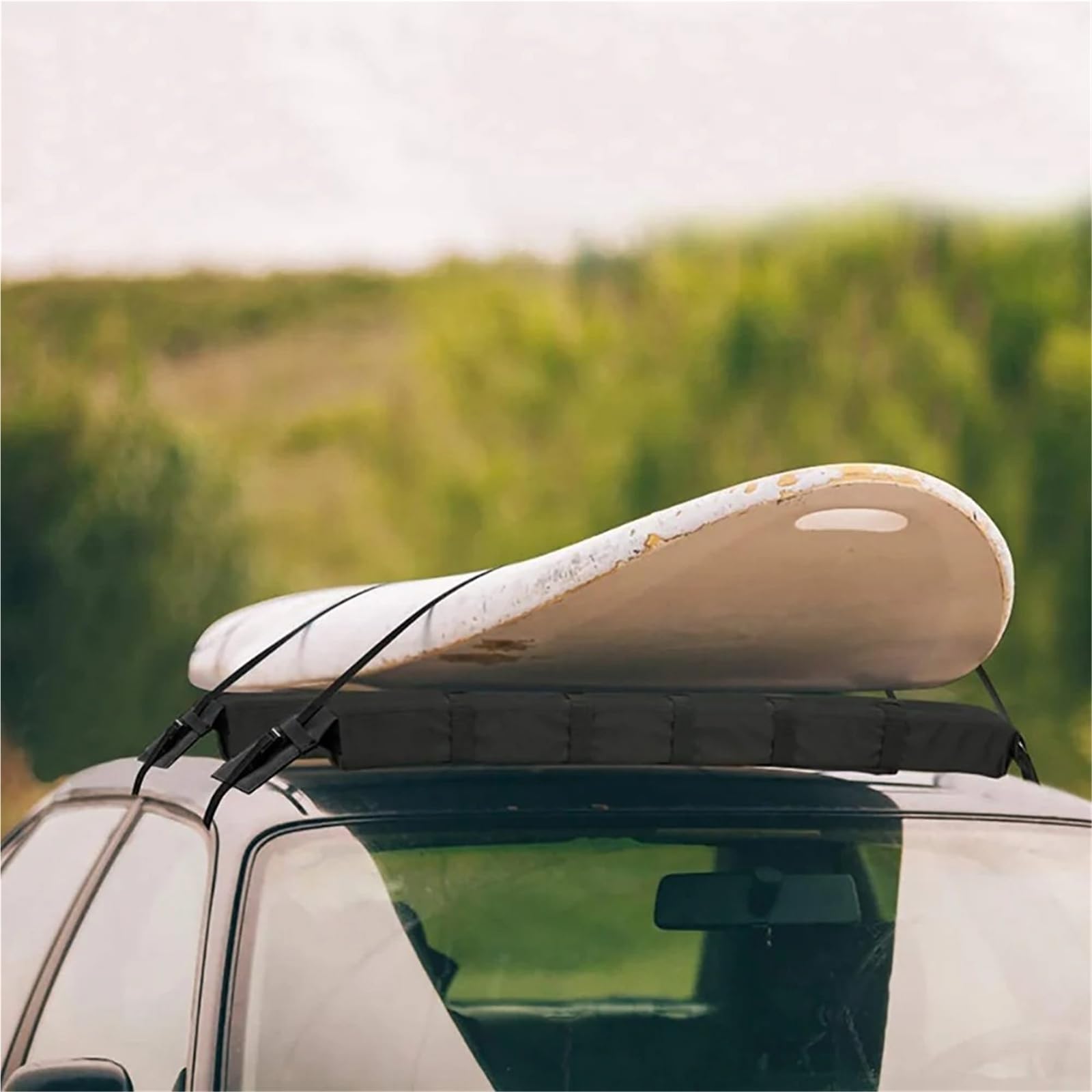 Barres Toit Portaequipajes En El Techo del Coche Universal Suave Plegable para Adecuado para Kayak/canoas/Tablas De Snowboard/Soportes Windsurf Portaequipajes Coche