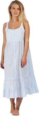 The 1 for U Nightgowns for Women - Night Dress for Women Sleepwear, Ruby 100% Cotton Gown