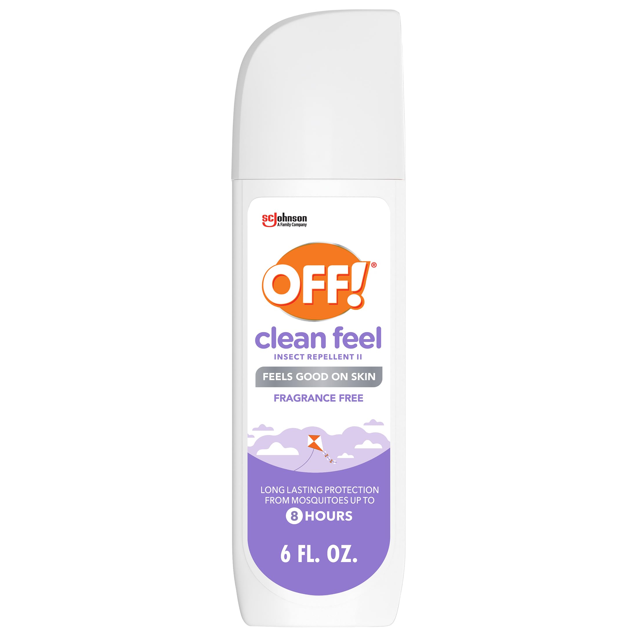 OFF! Clean Feel Insect Repellent Spritz with 20% Picaridin - Long-Lasting DEET-Free Protection from Mosquitoes, Fragrance-Free Pest Control For Ticks & Flies, Camping, Bug Spray - 6 oz