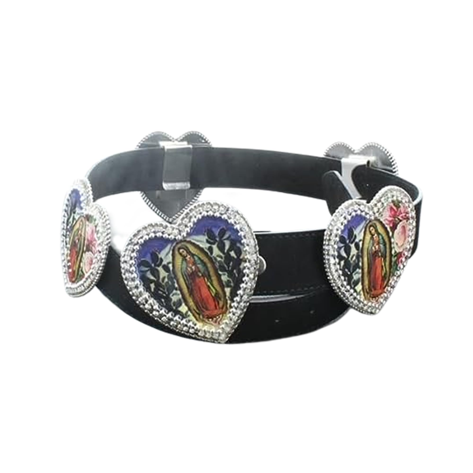 Concho Icon Leather Belt Western Belt for Women Having Five Distinctive Heart-Shaped Concho Handmade Vintage Leather Belt Surprise
