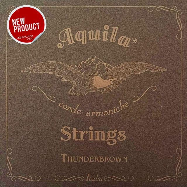 Aquila 166U Thunderbrown, set di stringhe per ukulele/bassi a U
