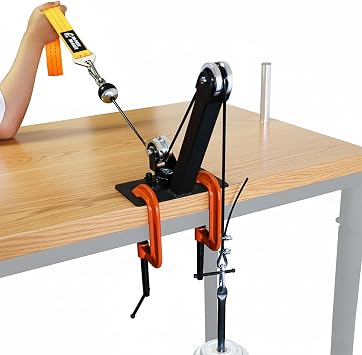 J Bryant Arm Wrestling Pulley System for Desk, Wrist and Forearm Trainer