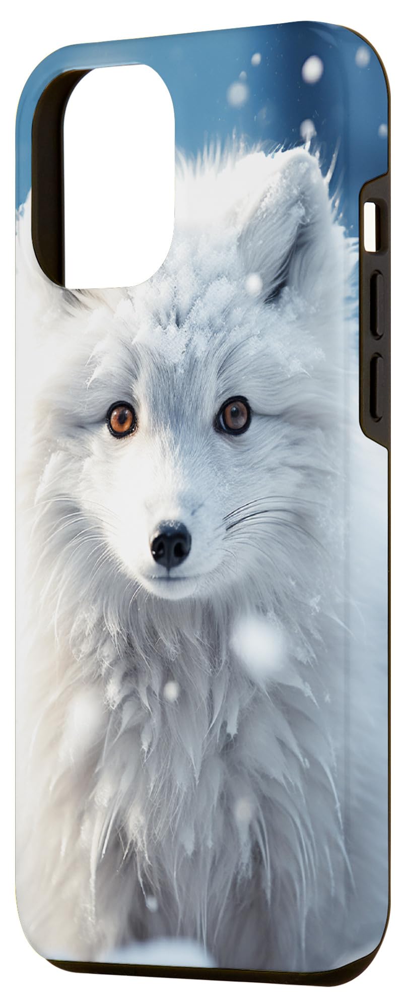 Artic White Fox Snow Snowy Winter Animal Case for iPhone 12 Pro Max - Image 2