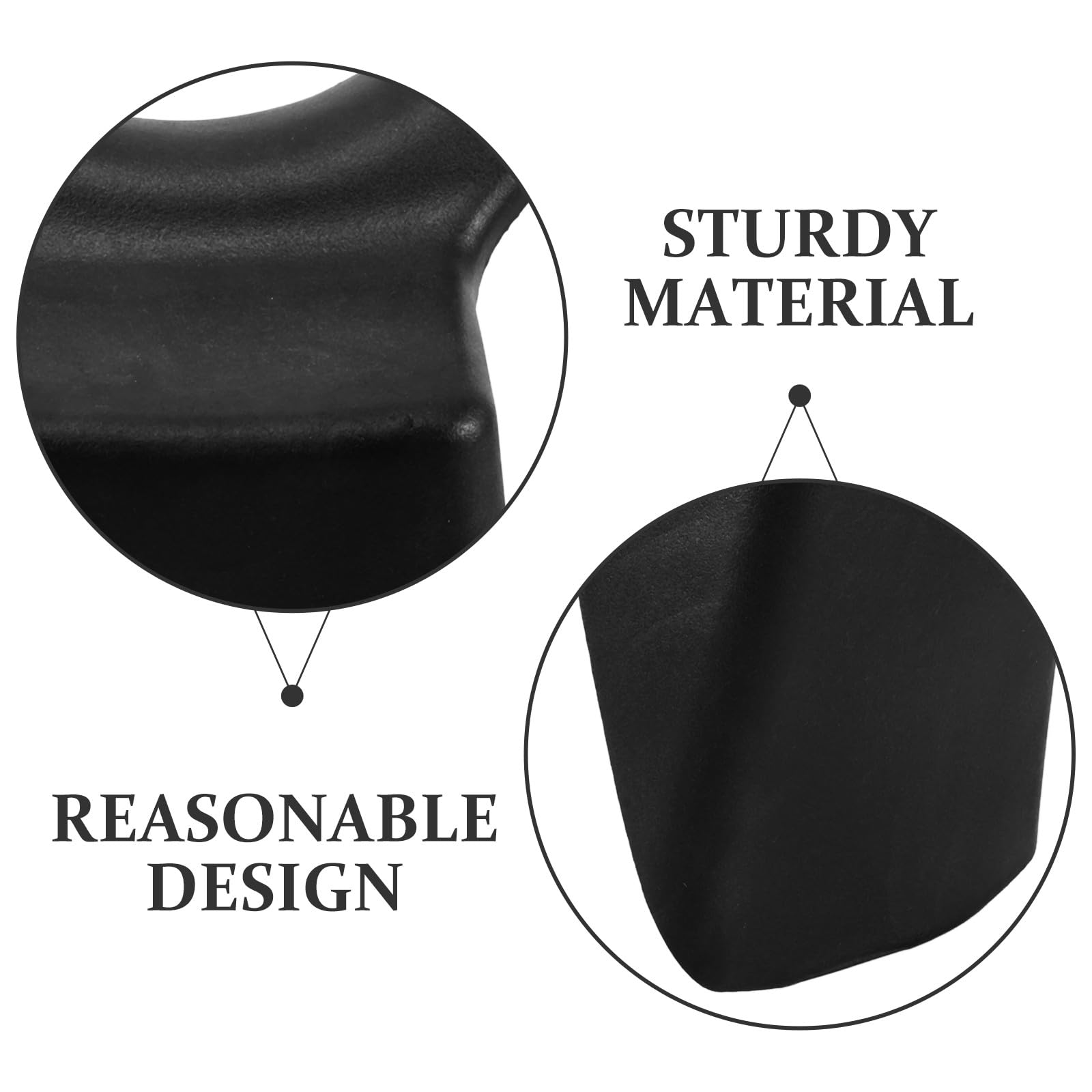 Cuscino Lavatesta a Corno Nero in PVC e PU per Salone