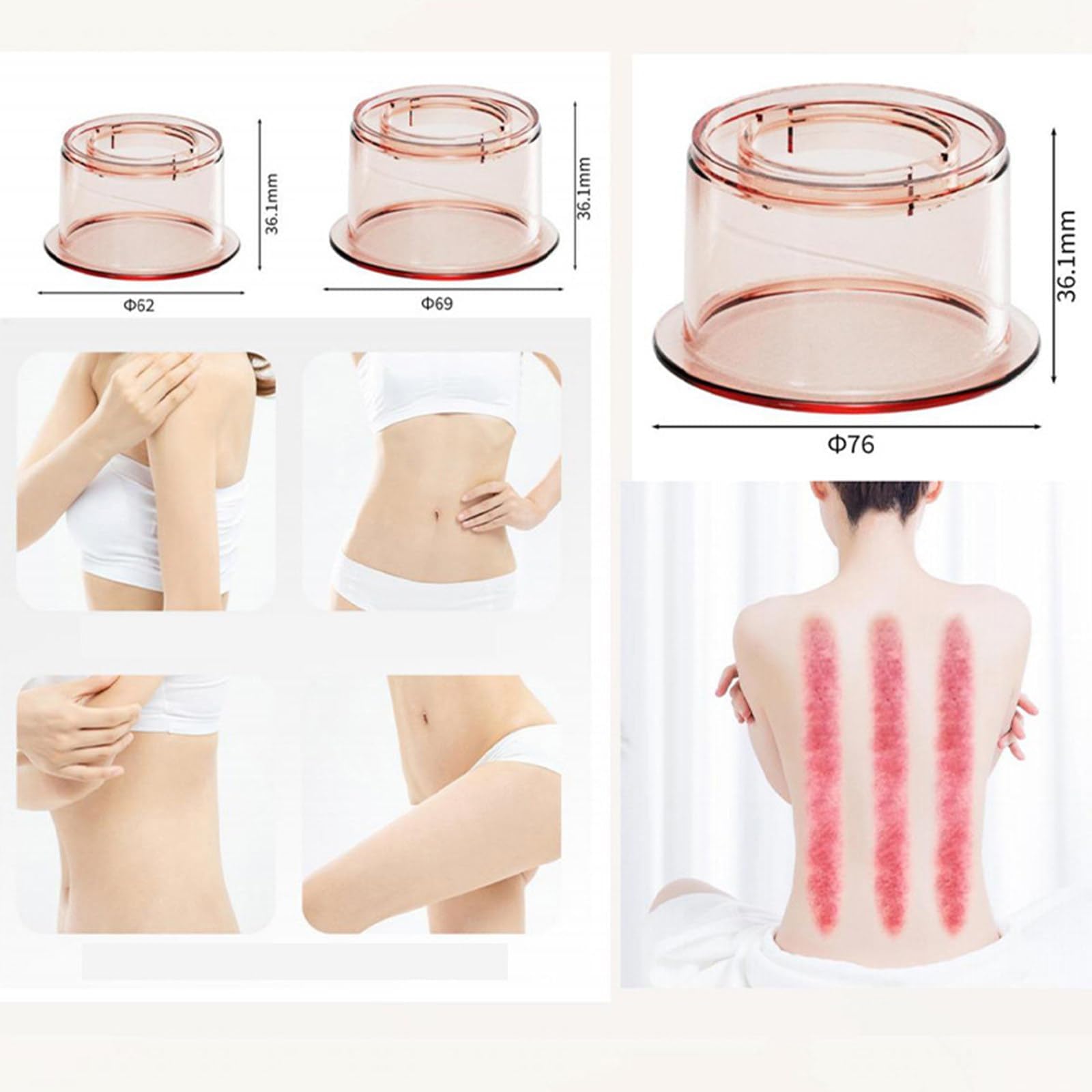 Set di coppettazione elettrica con Gua Sha, 6 livelli di calore e luce rossa, massaggiatore sottovuoto per alleviare il dolore muscolare e migliorare la circolazione, 14 pezzi