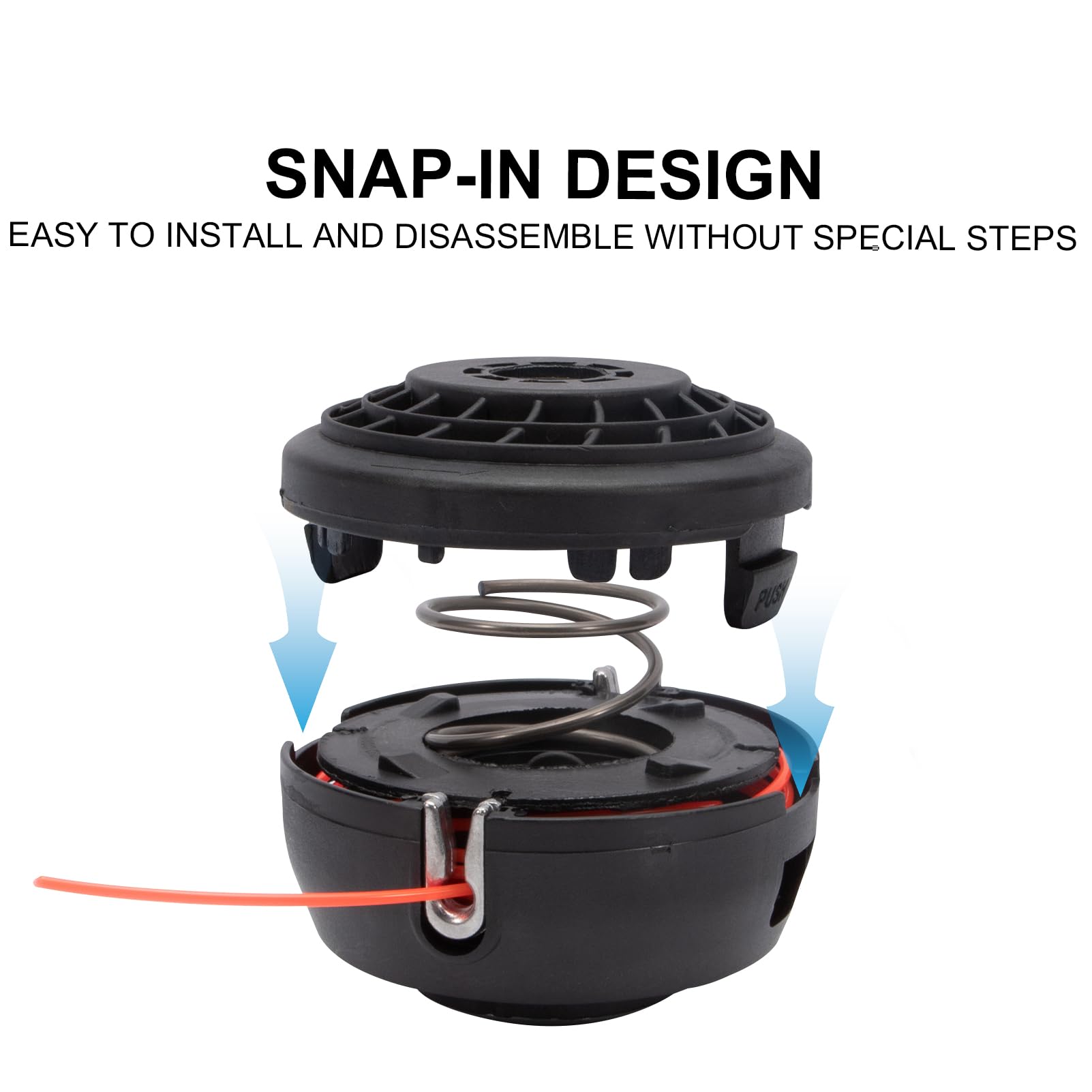 Testina Decespugliatore A Doppio Filo | Filettatura M10 Sinistra | Filo 2.4mm Incluso - Foto 10