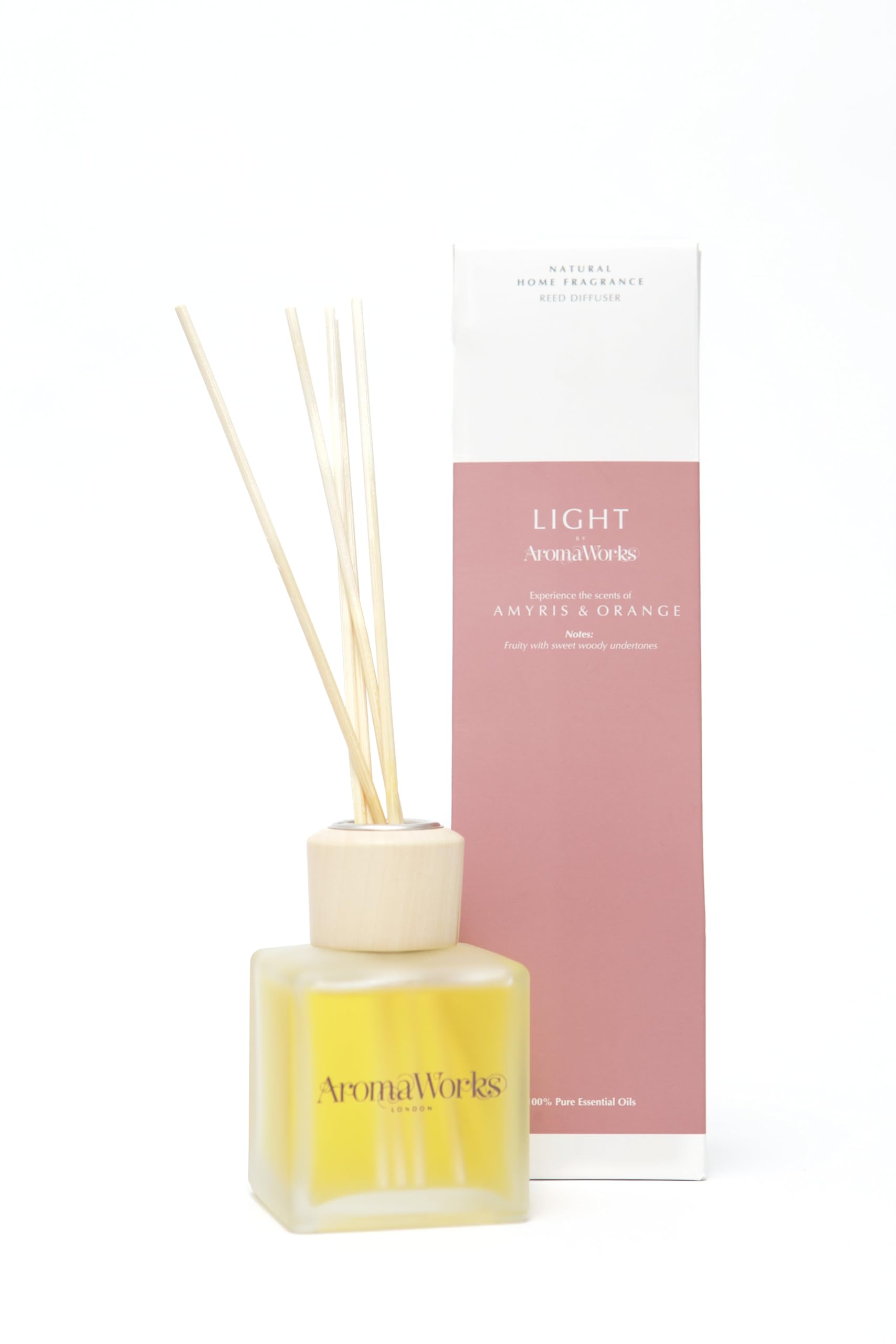 Aromaworks London Clear Aromaworks Light Reed Diffuser 100Ml, Amyris & Orange
