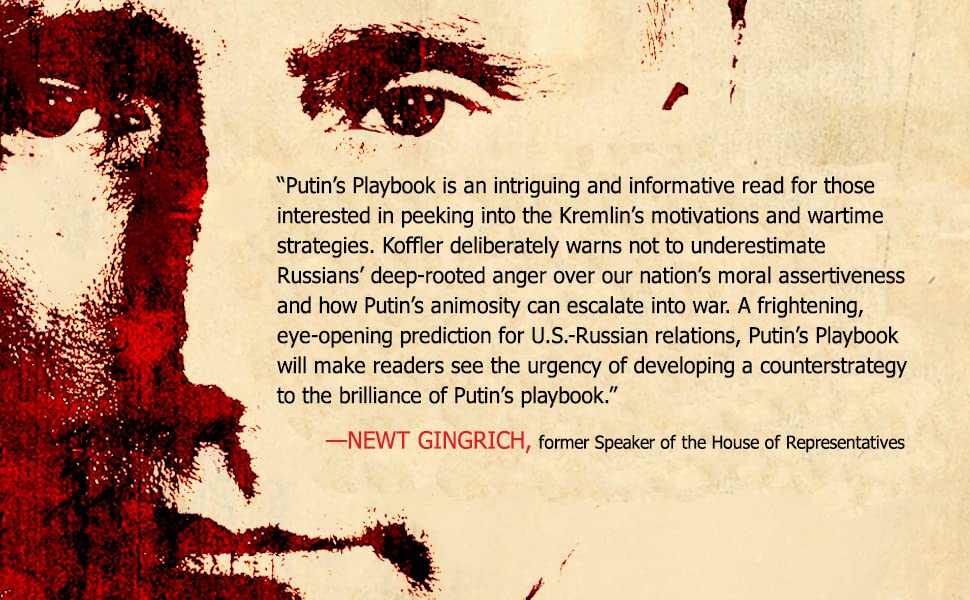 Image of Putin's Playbook: Russia's Secret Plan To Defeat America; Vladimir Putins People Russia Cold War Against Ukraine Crisis Books, Russian Putin Book [paperback] Rebekah Koffler [Mar 10, 2022]
