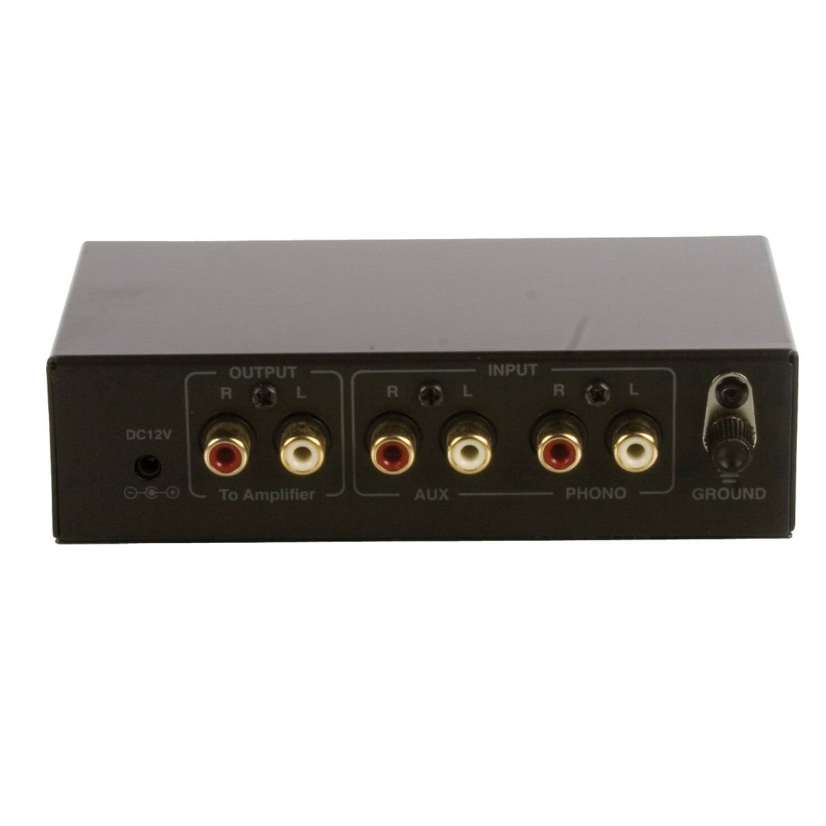 HQ PRE AMP-12/AUX Pre-amplificateur stéréo avec entrée Aux commutables