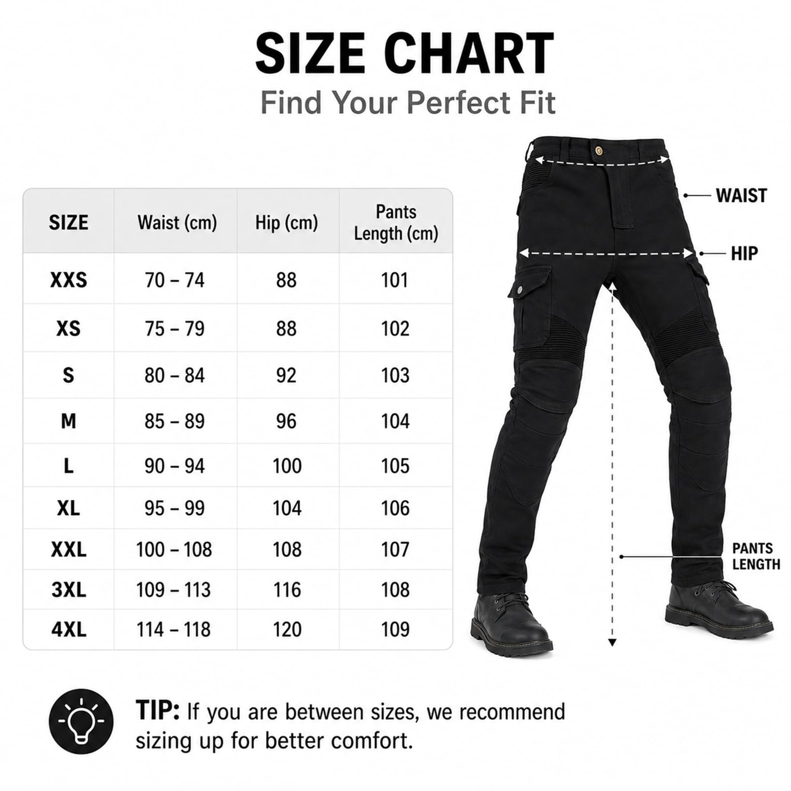 Pantaloni Moto Uomo Slim Elastici con Protezione CE Ventilati