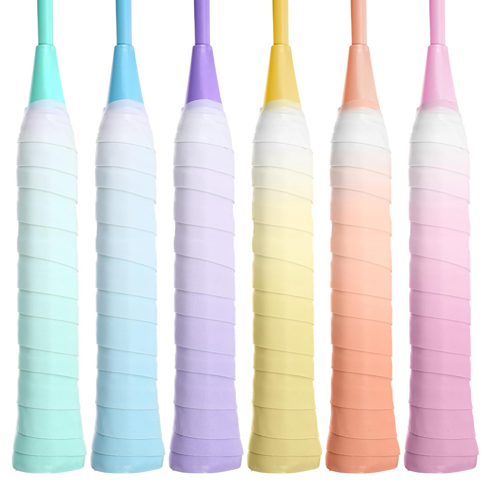 Badminton Grip, Badminton Racket Grip, Professional Badminton Grip for Sports, Set of Six Covers with Enhanced Control and Comfort, Durable Material for Regular Use, Easy Application Process-image-39