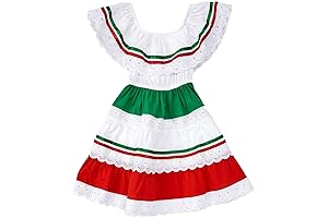 Beautiful Mexican Fiesta Dress for Girls
