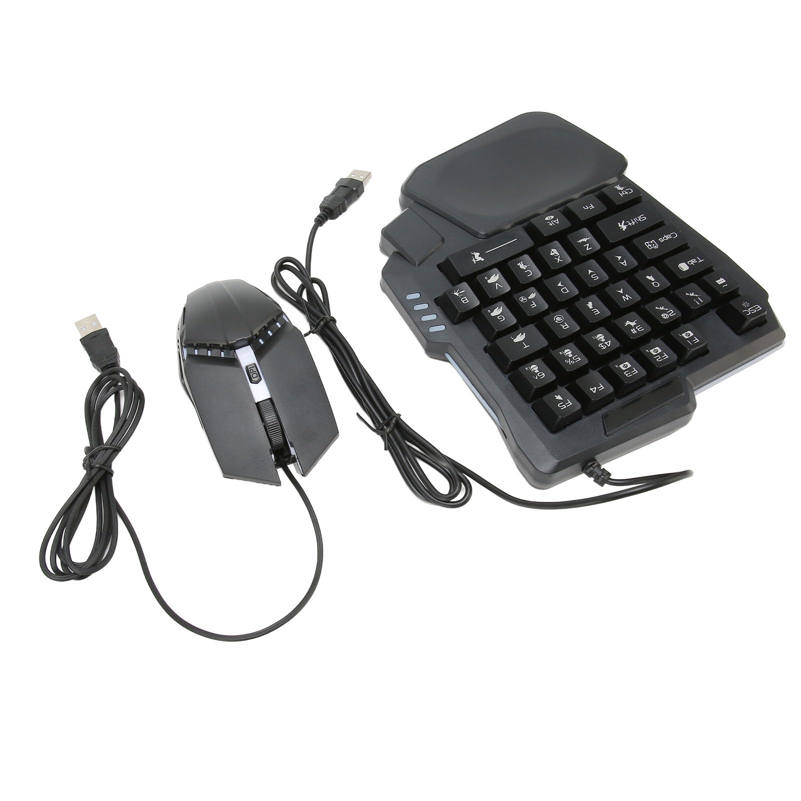 Pacchetto Combinato Gioco Mobile 4 in 1: Controller Gamepad, Tastiera, Convertitore Mouse per e IOS