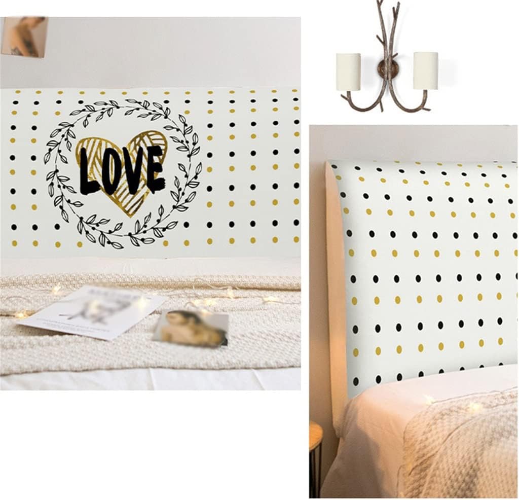 All-Inclusive Headboard Cover Bed Elastic Back Decorative(XL Length 200cm)